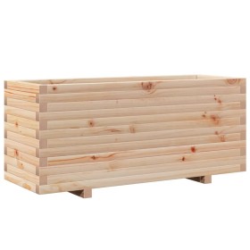 vidaXL Pflanzkübel 110x40x49,5 cm Massivholz Kiefer
