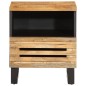 vidaXL Nachttisch 40x33x46 cm Raues Mangoholz vidaXL Nachttisch 40x33x46 cm Raues Mangoholz