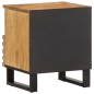 vidaXL Nachttisch 40x33x46 cm Raues Mangoholz vidaXL Nachttisch 40x33x46 cm Raues Mangoholz