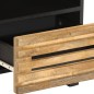vidaXL Nachttisch 40x33x46 cm Raues Mangoholz vidaXL Nachttisch 40x33x46 cm Raues Mangoholz