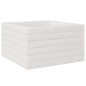 vidaXL Pflanzkübel Weiß 40x40x23 cm Massivholz Kiefer vidaXL Pflanzkübel Weiß 40x40x23 cm Massivholz Kiefer