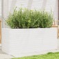 vidaXL Pflanzkübel Weiß 110x40x45,5 cm Massivholz Kiefer vidaXL Pflanzkübel Weiß 110x40x45,5 cm Massivholz Kiefer
