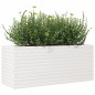 vidaXL Pflanzkübel Weiß 110x40x45,5 cm Massivholz Kiefer vidaXL Pflanzkübel Weiß 110x40x45,5 cm Massivholz Kiefer