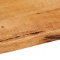 vidaXL Tischplatte mit Baumkante 40x40x3,8 cm Massivholz Mango vidaXL Tischplatte mit Baumkante 40x40x3,8 cm Massivholz Mango