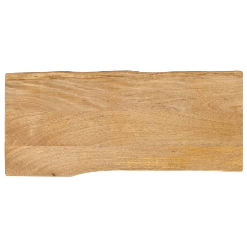 vidaXL Tischplatte mit Baumkante 80x40x3,8 cm Massivholz Mango vidaXL Tischplatte mit Baumkante 80x40x3,8 cm Massivholz Mango