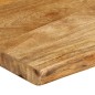 vidaXL Tischplatte mit Baumkante 80x40x3,8 cm Massivholz Mango vidaXL Tischplatte mit Baumkante 80x40x3,8 cm Massivholz Mango