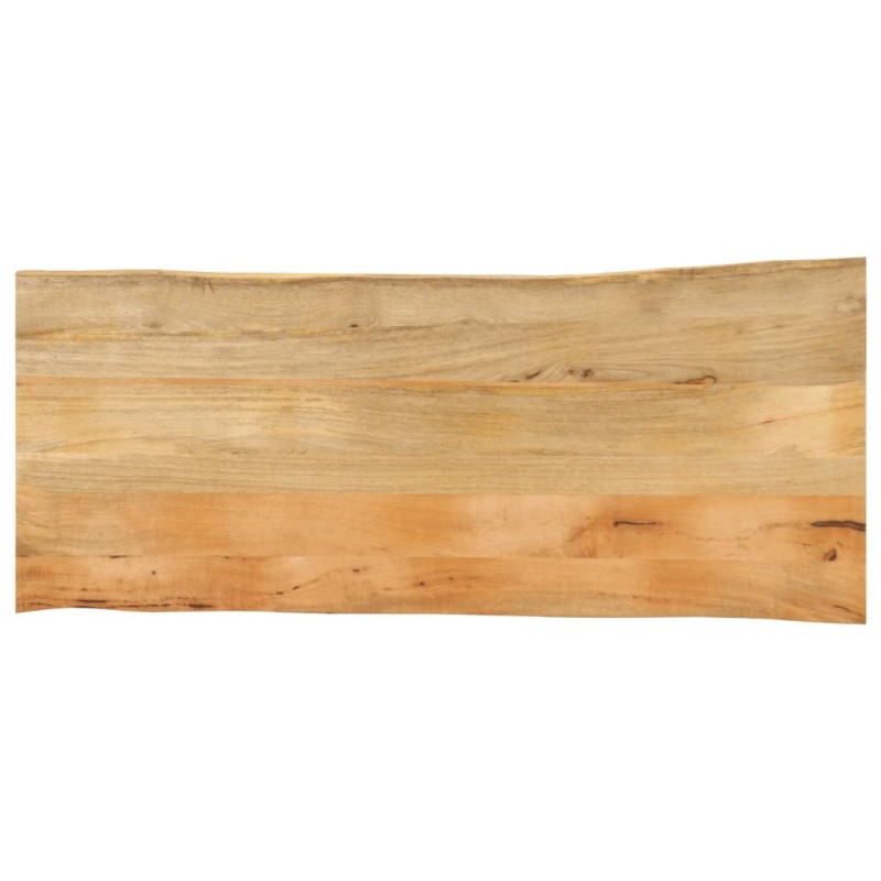 vidaXL Tischplatte mit Baumkante 140x60x3,8 cm Massivholz Mango vidaXL Tischplatte mit Baumkante 140x60x3,8 cm Massivholz Mango