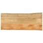 vidaXL Tischplatte mit Baumkante 140x60x3,8 cm Massivholz Mango vidaXL Tischplatte mit Baumkante 140x60x3,8 cm Massivholz Mango