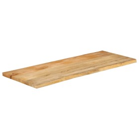 vidaXL Tischplatte mit Baumkante 140x60x3,8 cm Massivholz Mango