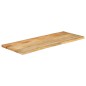 vidaXL Tischplatte mit Baumkante 140x60x3,8 cm Massivholz Mango vidaXL Tischplatte mit Baumkante 140x60x3,8 cm Massivholz Mango