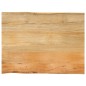 vidaXL Tischplatte mit Baumkante 70x60x3,8 cm Massivholz Mango vidaXL Tischplatte mit Baumkante 70x60x3,8 cm Massivholz Mango