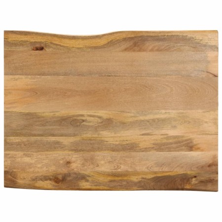 vidaXL Tischplatte mit Baumkante 90x80x3,8 cm Massivholz Mango