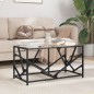 vidaXL Couchtisch mit Glasplatte Transparent 78,5x40x41 cm Stahl vidaXL Couchtisch mit Glasplatte Transparent 78,5x40x41 cm Stahl