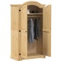 vidaXL Kleiderschrank Corona 102x52x186 cm Massivholz Kiefer vidaXL Kleiderschrank Corona 102x52x186 cm Massivholz Kiefer