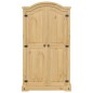 vidaXL Kleiderschrank Corona 102x52x186 cm Massivholz Kiefer vidaXL Kleiderschrank Corona 102x52x186 cm Massivholz Kiefer