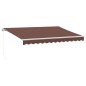 vidaXL Markise Manuell Braun 350x250 cm vidaXL Markise Manuell Braun 350x250 cm