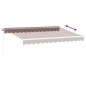 vidaXL Markise Manuell Braun 350x250 cm vidaXL Markise Manuell Braun 350x250 cm