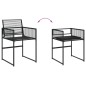 vidaXL 5-tlg. Garten-Essgruppe Schwarz Poly Rattan vidaXL 5-tlg. Garten-Essgruppe Schwarz Poly Rattan