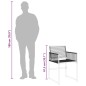 vidaXL 5-tlg. Garten-Essgruppe Schwarz Poly Rattan vidaXL 5-tlg. Garten-Essgruppe Schwarz Poly Rattan