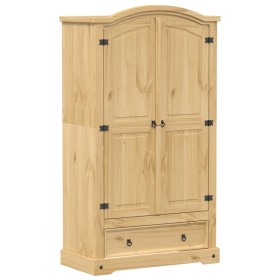 vidaXL Kleiderschrank Corona 102x52x186 cm Massivholz Kiefer
