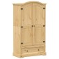 vidaXL Kleiderschrank Corona 102x52x186 cm Massivholz Kiefer vidaXL Kleiderschrank Corona 102x52x186 cm Massivholz Kiefer