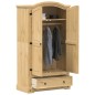 vidaXL Kleiderschrank Corona 102x52x186 cm Massivholz Kiefer vidaXL Kleiderschrank Corona 102x52x186 cm Massivholz Kiefer