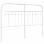 vidaXL Kopfteil Metall Weiß 140 cm vidaXL Kopfteil Metall Weiß 140 cm