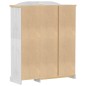 vidaXL Kleiderschrank Corona Weiß 151,5x52x186 cm Massivholz Kiefer vidaXL Kleiderschrank Corona Weiß 151,5x52x186 cm Massivholz Kiefer