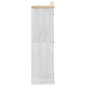 vidaXL Kleiderschrank Corona Weiß 194x52x186 cm Massivholz Kiefer vidaXL Kleiderschrank Corona Weiß 194x52x186 cm Massivholz Kiefer
