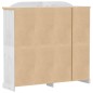 vidaXL Kleiderschrank Corona Weiß 194x52x186 cm Massivholz Kiefer vidaXL Kleiderschrank Corona Weiß 194x52x186 cm Massivholz Kiefer