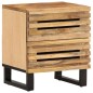 vidaXL Nachttisch 40x34x46 cm Raues Mangoholz vidaXL Nachttisch 40x34x46 cm Raues Mangoholz