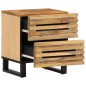 vidaXL Nachttisch 40x34x46 cm Raues Mangoholz vidaXL Nachttisch 40x34x46 cm Raues Mangoholz