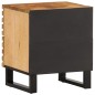 vidaXL Nachttisch 40x34x46 cm Raues Mangoholz vidaXL Nachttisch 40x34x46 cm Raues Mangoholz