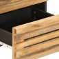 vidaXL Nachttisch 40x34x46 cm Raues Mangoholz vidaXL Nachttisch 40x34x46 cm Raues Mangoholz