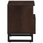 vidaXL Nachttisch 40x34x46 cm Massivholz Mango vidaXL Nachttisch 40x34x46 cm Massivholz Mango