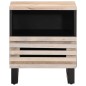 vidaXL Nachttisch 40x34x46 cm Gebleichtes Massivholz Mango vidaXL Nachttisch 40x34x46 cm Gebleichtes Massivholz Mango