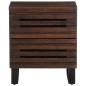 vidaXL Nachttisch 40x34x46 cm Massivholz Mango
