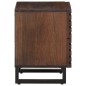 vidaXL Nachttisch 40x34x46 cm Massivholz Mango