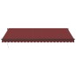 vidaXL Markise Manuell mit LED Weinrot 500x350 cm vidaXL Markise Manuell mit LED Weinrot 500x350 cm