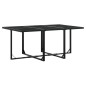 vidaXL 11-tlg. Garten-Essgruppe mit Kissen Schwarz Poly Rattan vidaXL 11-tlg. Garten-Essgruppe mit Kissen Schwarz Poly Rattan