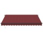 vidaXL Markise Manuell mit LED Weinrot 400x350 cm vidaXL Markise Manuell mit LED Weinrot 400x350 cm