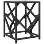 vidaXL Couchtisch mit Glasplatte Schwarz 30x30x41 cm Stahl vidaXL Couchtisch mit Glasplatte Schwarz 30x30x41 cm Stahl