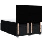 vidaXL Boxspringbett mit Matratze Schwarz 140x200 cm Stoff vidaXL Boxspringbett mit Matratze Schwarz 140x200 cm Stoff