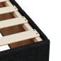 vidaXL Boxspringbett mit Matratze Schwarz 140x200 cm Stoff vidaXL Boxspringbett mit Matratze Schwarz 140x200 cm Stoff