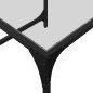 vidaXL Satztische 2 Stk. mit Glasplatte Transparent Stahl vidaXL Satztische 2 Stk. mit Glasplatte Transparent Stahl