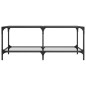 vidaXL Couchtisch mit Glasplatte Transparent 98,5x50x40 cm Stahl vidaXL Couchtisch mit Glasplatte Transparent 98,5x50x40 cm Stahl