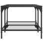vidaXL Couchtisch mit Glasplatte Transparent 98,5x50x40 cm Stahl vidaXL Couchtisch mit Glasplatte Transparent 98,5x50x40 cm Stahl