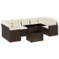 vidaXL 8-tlg. Garten-Sofagarnitur mit Kissen Braun Poly Rattan vidaXL 8-tlg. Garten-Sofagarnitur mit Kissen Braun Poly Rattan