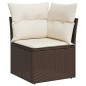 vidaXL 8-tlg. Garten-Sofagarnitur mit Kissen Braun Poly Rattan vidaXL 8-tlg. Garten-Sofagarnitur mit Kissen Braun Poly Rattan