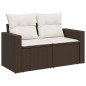 vidaXL 8-tlg. Garten-Sofagarnitur mit Kissen Braun Poly Rattan vidaXL 8-tlg. Garten-Sofagarnitur mit Kissen Braun Poly Rattan